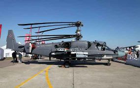 Russian Helicopters doet marine testen met de Ka-52K