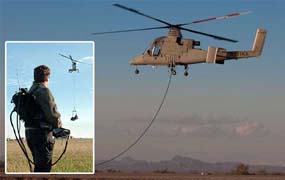 Kaman en Lockheed Martin bouwen de onbemande K-MAX helicopter