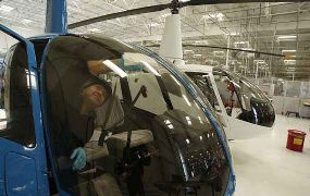 Robinson heeft 11.400 helikopters gebouwd - in 2014 slechts 329 stuks
