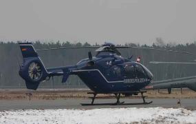 Politie helikopter crasht in het Duitse Schleswig Holstein