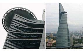 In de serie befaamde Heli Roofpads: Kuala Lumpur (Malaysia)
