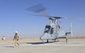 US Marine krijgt eerste K-Max onbemande helikopters