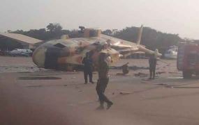 FLASH: Crash met Nigeriaanse presidentiele helikopter