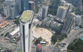 In de serie befaamde Heli Roofpads: Vista Tower - Kuala Lumpur (Malaysia)