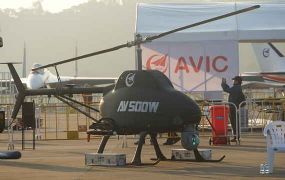 Chinese onbemande helikopter van AVIC, de AV500 vliegt hoogterecord