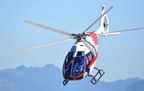 Marenco Swisshelicopter toont prototype 2 van de SH09 op de HAI Heli-Expo