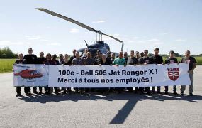 Bell heeft al 100 stuks van de JetRanger 505 gebouwd