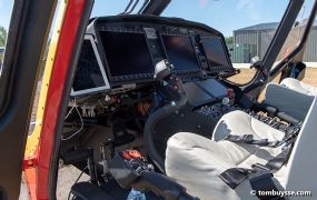 Nieuwe EMS helikopter voor Nieuw Zeeland even in Zeebrugge en Knokke