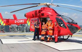 Medische urgentiehelikopter: een must in het Londense netwerk van spoedgeneeskunde