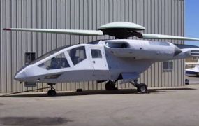 Kamov Ka-90, de eerste jet-helikopter met opplooibare rotoren