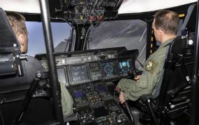 NH-90 Full Mission Trainer staat nu op De Kooy