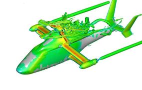 Aerodynamische kap op de rotorkop laat een helikopter sneller vliegen