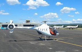 Thales test FlytX avionics op de Guimbal Cabri
