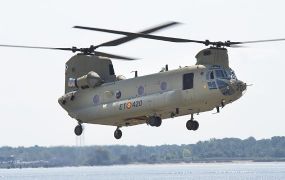 Na NL krijgt Spanje zijn eerste geupgrade CH-47F CAAS Chinook-helikopter 