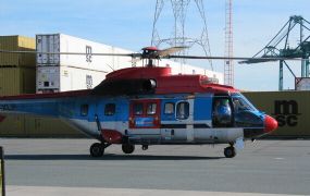 Helikopters als zeevracht: Petra in actie (foto's)