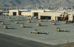 VS, Uzbekistan en Tajikistan bespreken lot van Afghaanse helikopters