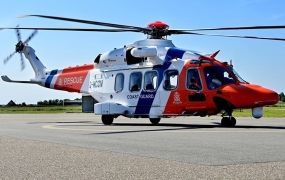 Nieuwe Nederlandse kustwachthelikopter klaar voor training