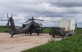 Apache Q-26 maakte voorzorgslanding in Strijen