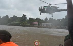 Surinaamse Special Forces oefenen met Alouette III