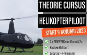 Theoriecursus PPL(H) start op Knokke Heliport