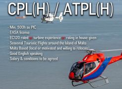 Helicopterflights zoekt CPL(H)-piloot
