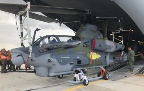 Eerste Viper-aanvalshelikopters geland op Namest airbase (CZ) - foto's