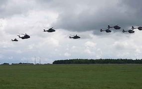 FLASH: Op 26/8 vlogen er 79 helikopters in de Benelux