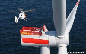 EnBW zoekt helikopteroperator voor Noordzee windpark