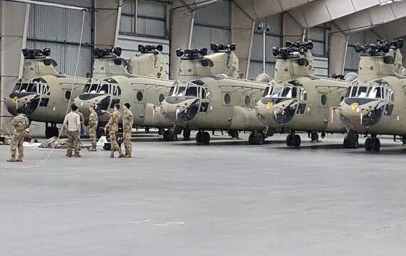 Overzicht helikopters van het Amerikaans Leger