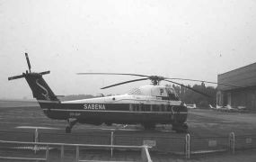 Nostalgie - Sabena helikopter die nog vliegt....