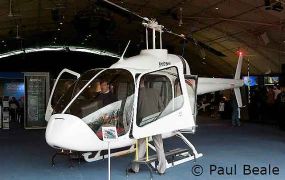 Bell Jetranger X op Heli Expo in de UK 