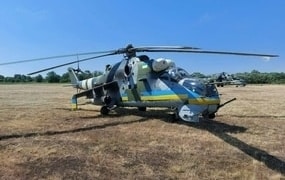 Tsjechische Mi-24V aanvalshelikopters in Oekraine 
